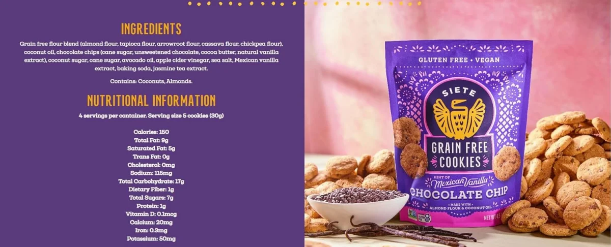 Siete Chocolate Chip Cookies with Mexican Vanilla