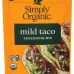 Simply Organic Mild Taco Seasoning - 1 oz - Image 1