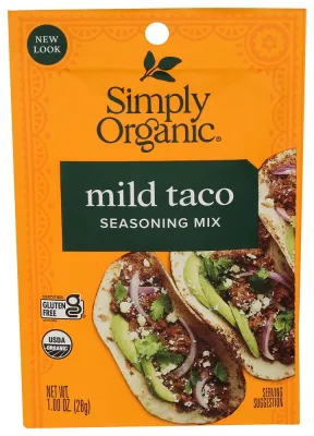 Simply Organic Mild Taco Seasoning Mix - 1 oz