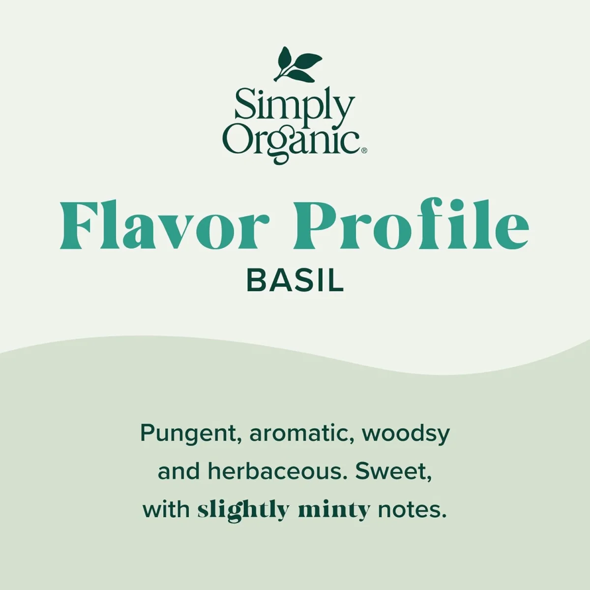 Simply Organic Basil - 0.54 oz