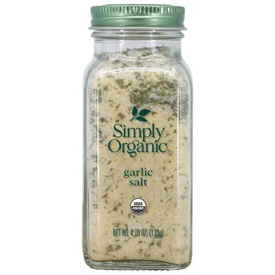 Simply Organic Garlic Salt - 4.7 oz