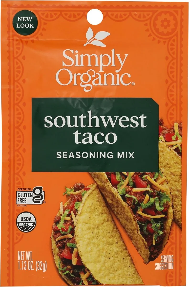 Simply Organic Southwest Taco Seasoning Mix - 1.13 oz