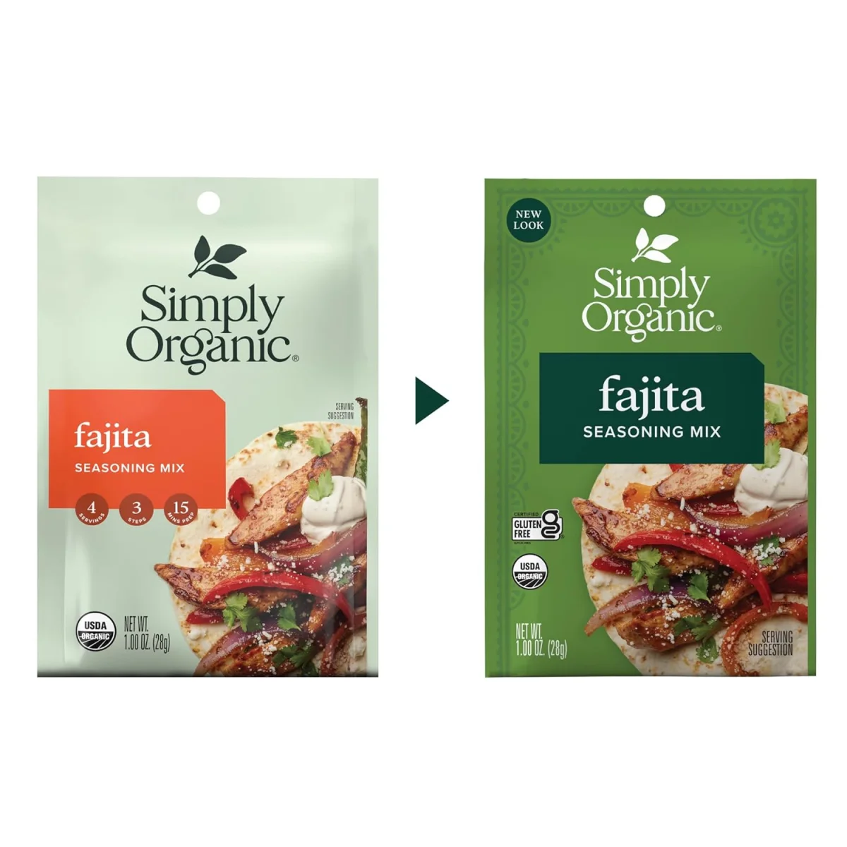 Simply Organic Fajita Seasoning Mix - 1 oz