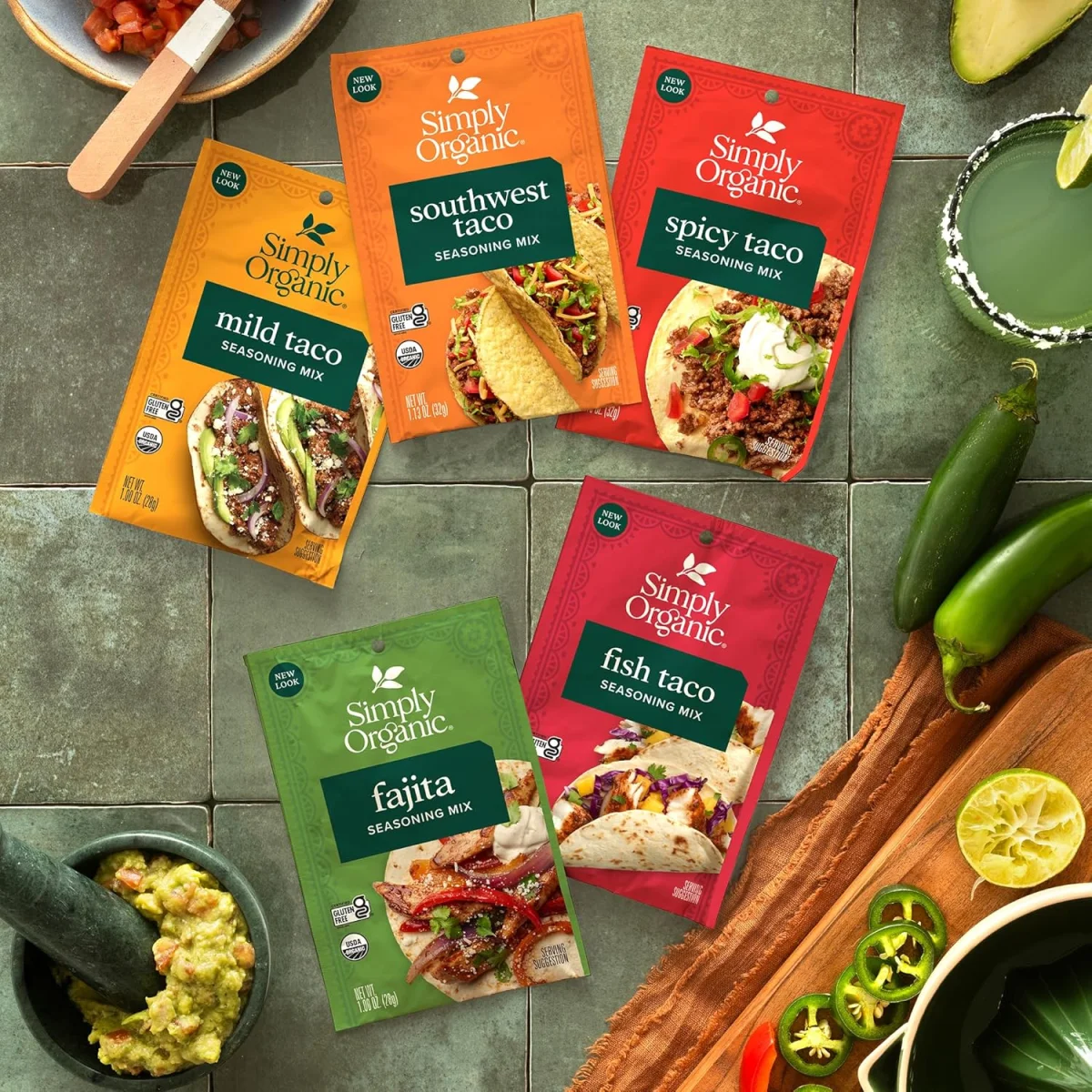 Simply Organic Fajita Seasoning Mix - 1 oz