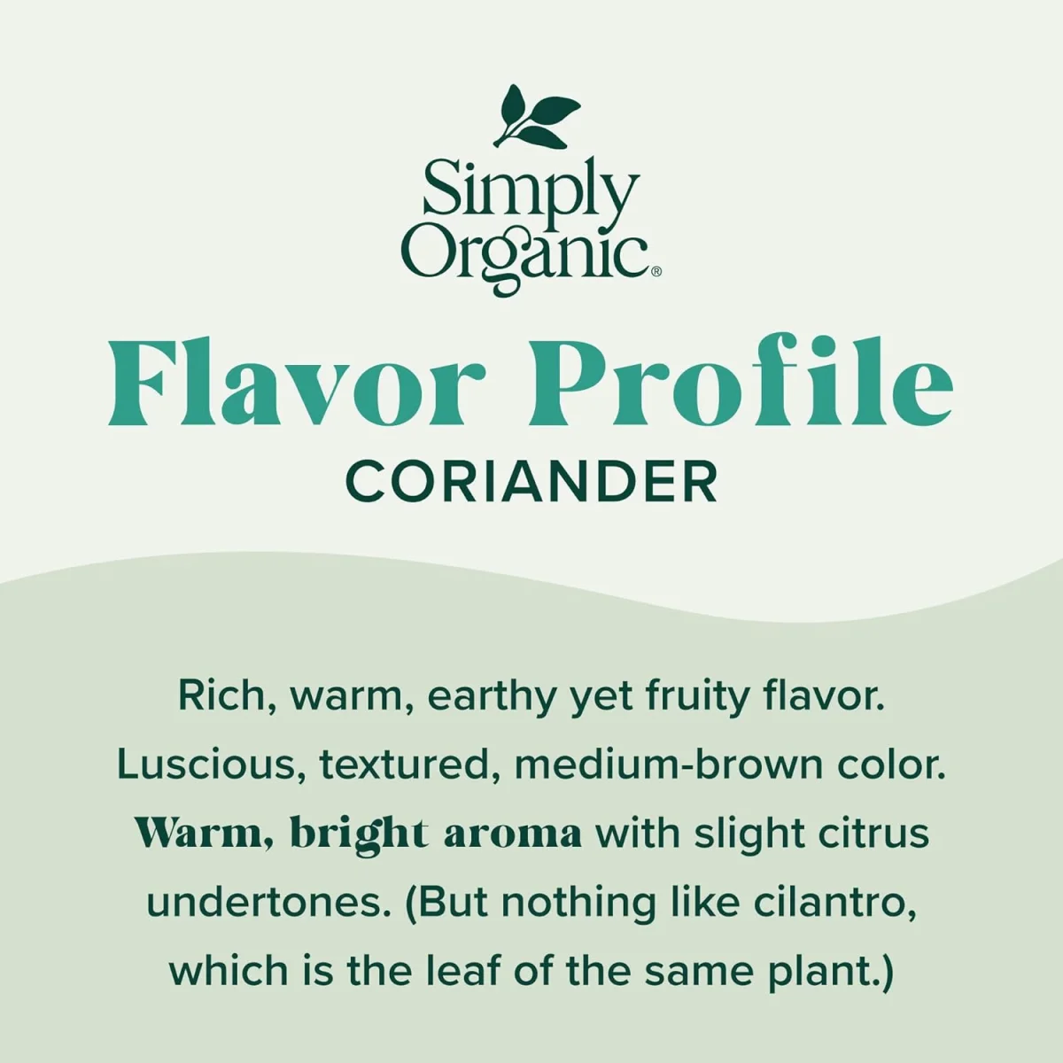 Simply Organic Coriander - 2.29 oz