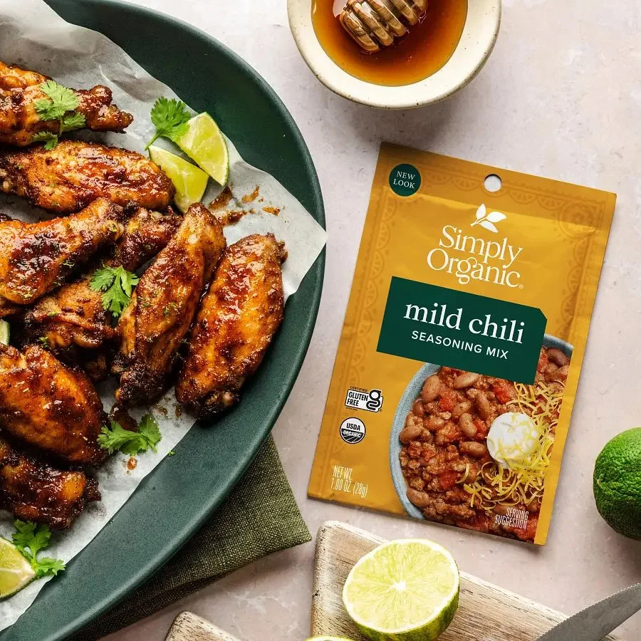 Simply Organic Mild Chili Seasoning Mix - 1 oz