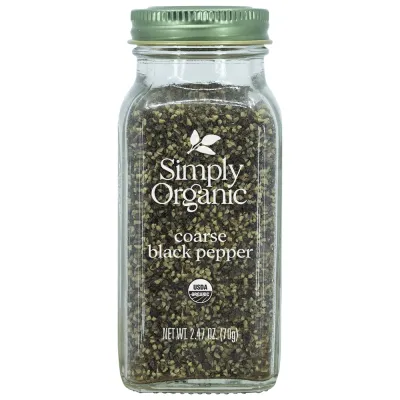 Simply Organic Coarse Grind Black Pepper - 2.47 oz