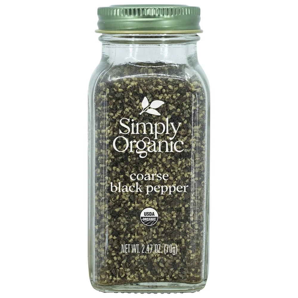 Simply Organic Coarse Grind Black Pepper - 2.47 oz