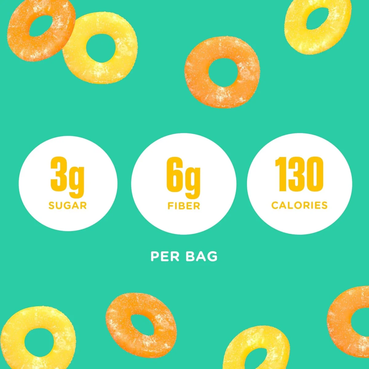 SmartSweets Peach Rings - 1.8 oz