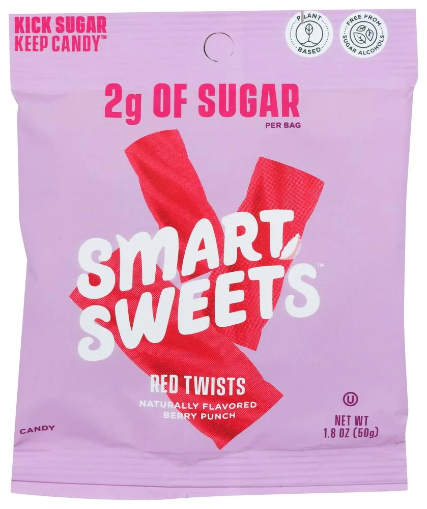 SmartSweets Red Twists - 1.8 oz
