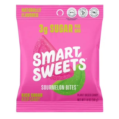 SmartSweets Sourmelon Bites Candy - 1.8 oz