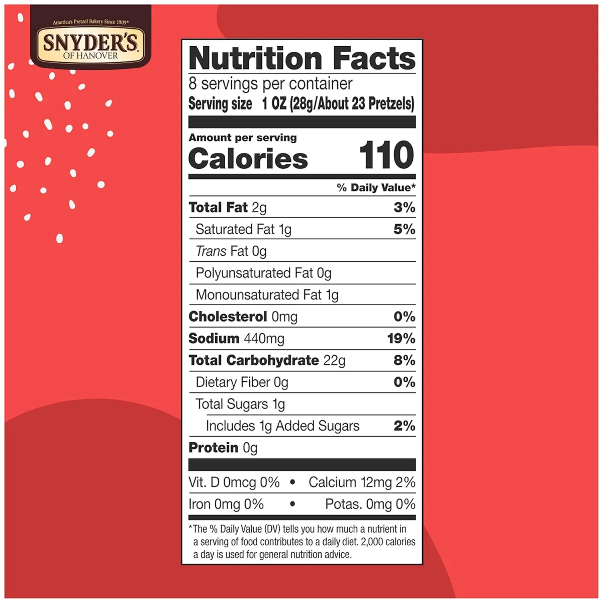 Snyder's of Hanover Gluten Free Mini Pretzels - 8 oz