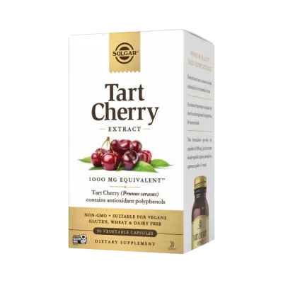 Solgar Tart Cherry Extract - 1000 mg - 90 Vegetable Capsules
