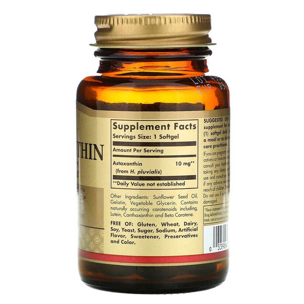 Solgar Astaxanthin - 10 mg - 30 Softgels