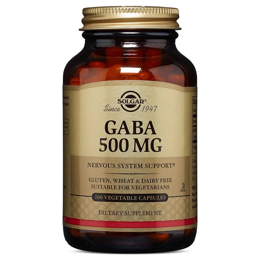 Solgar GABA - 500 mg - 100 Vegetable Capsules