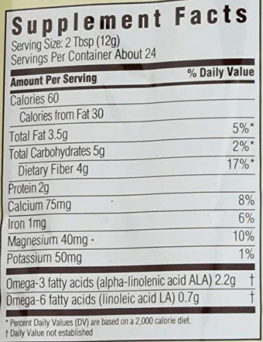 Spectrum Essentials Ground Chia Seed, Omega-3 & Fiber - 10 oz