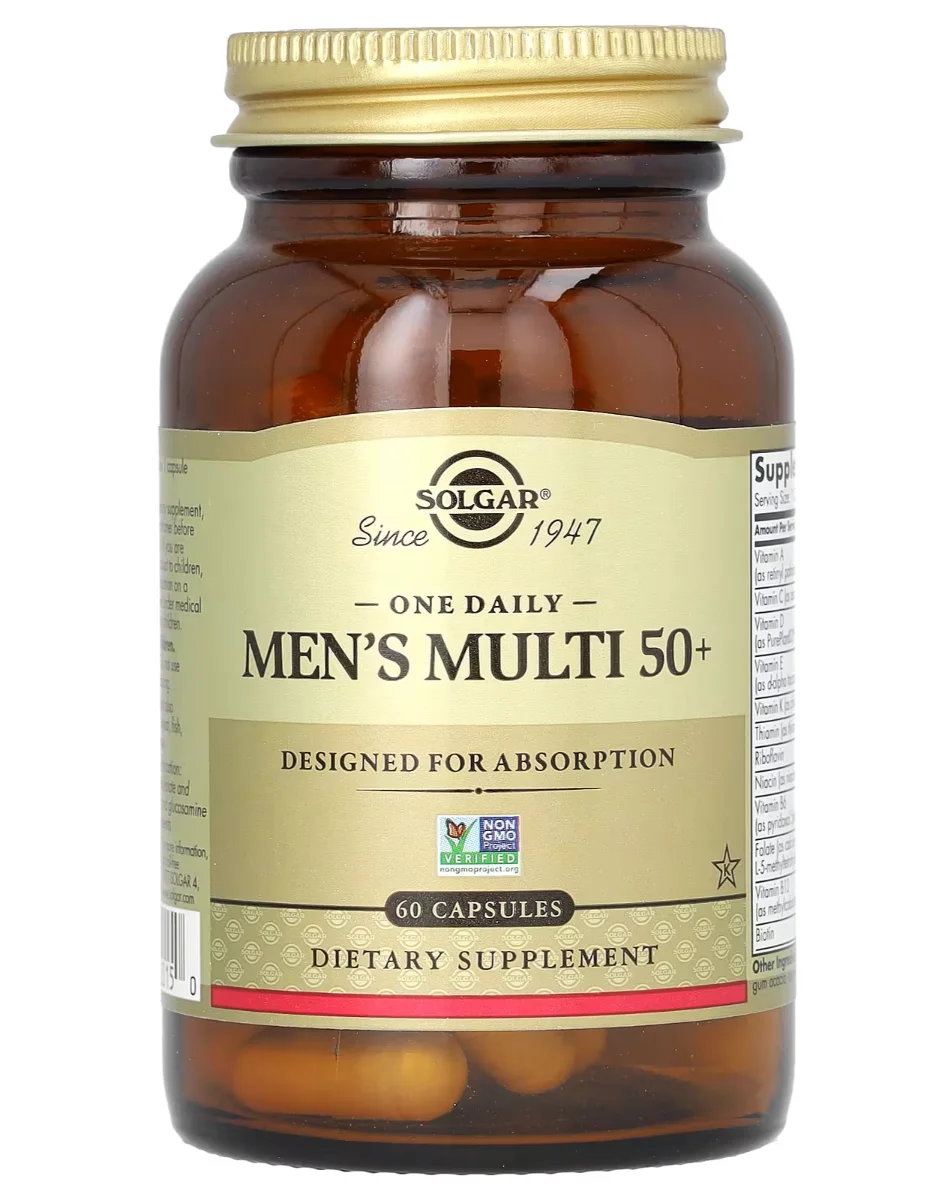 Solgar Men's 50+ Multivitamin - 60 Capsules
