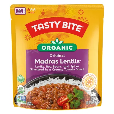 Tasty Bite Organic Madras Lentils - 10 oz