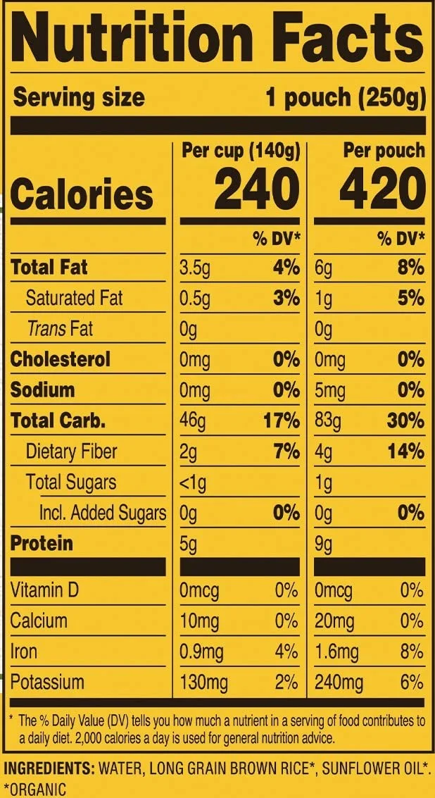 Tasty Bite Organic Brown Rice - 8.8 oz