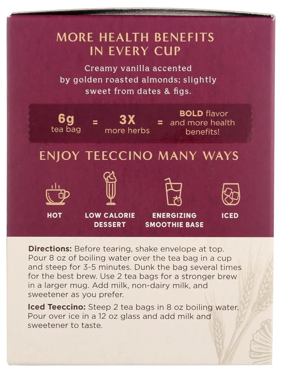 Teeccino Vanilla Nut Chicory Coffee Alternative - 11 oz