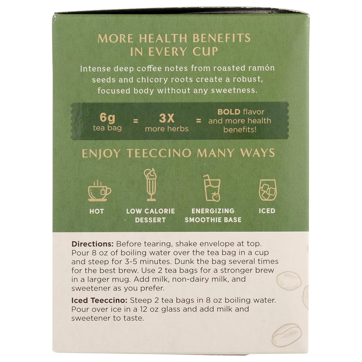 Teeccino French Roast Chicory Coffee Alternative - 11 oz