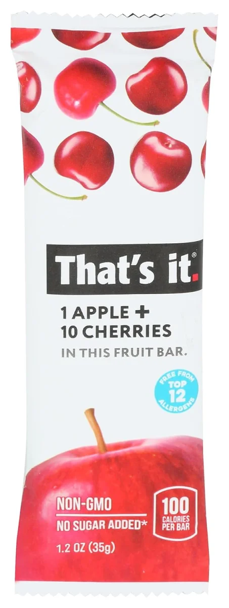 That's it Apple + Cherry Fruit Bar - 1.2 oz