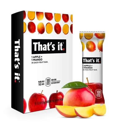 That's it Apple + Mango Fruit Bars - 12 Bars
