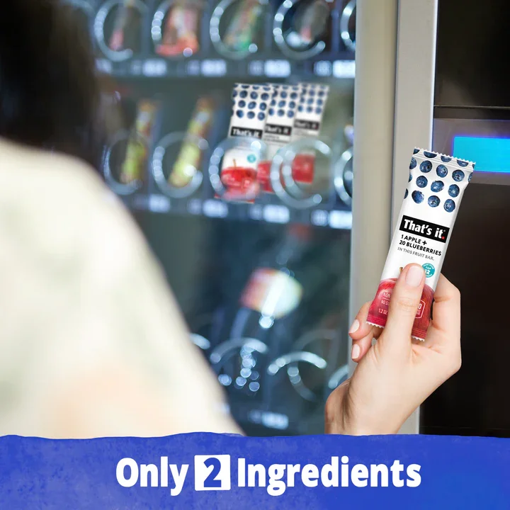 That's it. Apple + Blueberry Fruit Bar