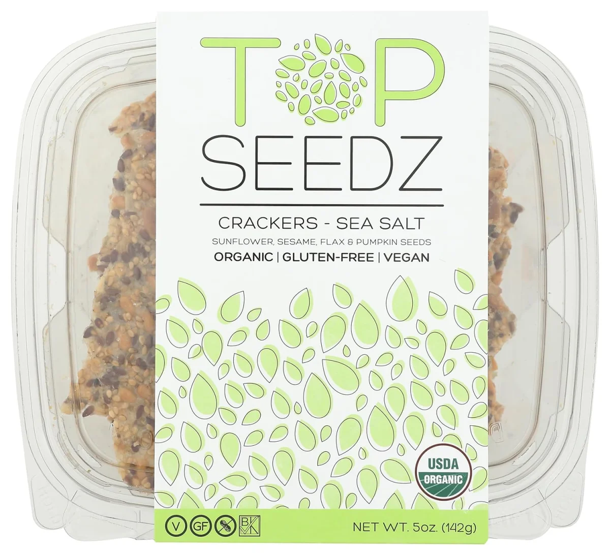 Top Seedz Sea Salt Gluten Free Crackers - 5 oz