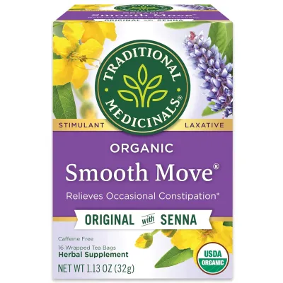Traditional Medicinals Organic Smooth Move Herbal Tea - 16 Tea Bags