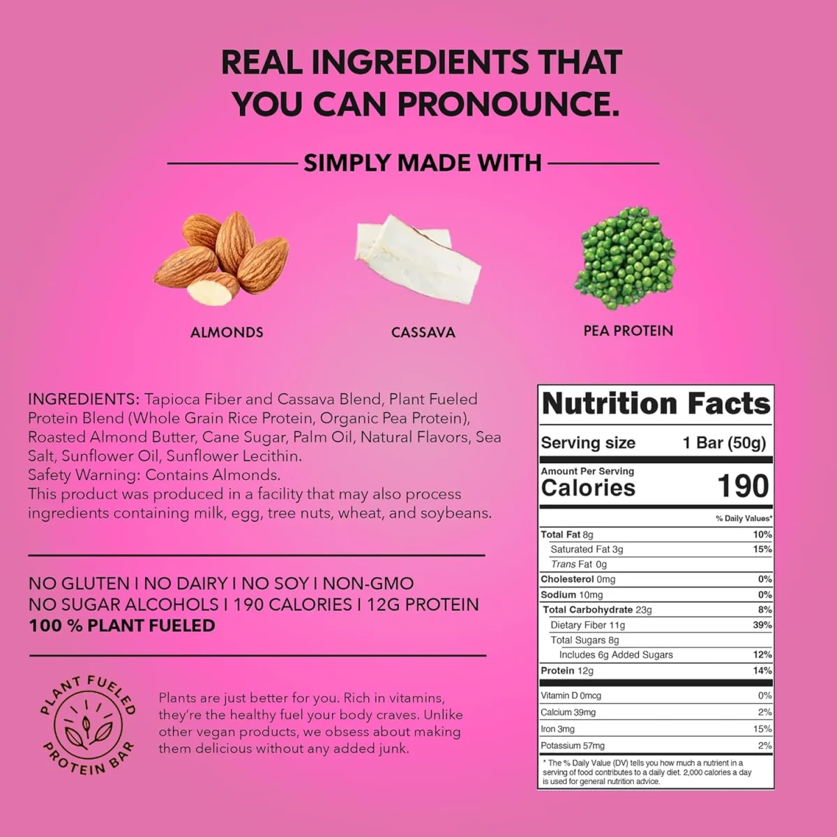 TRUBAR Vegan Protein Bar, Daydreaming About Donuts - 1.76 oz