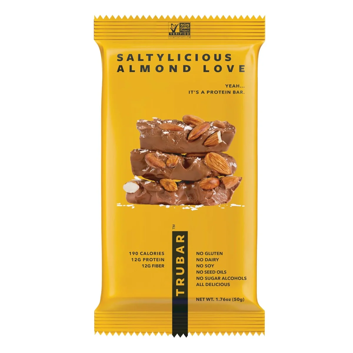 TRUBAR Vegan Protein Bar, Saltylicious Almond Love