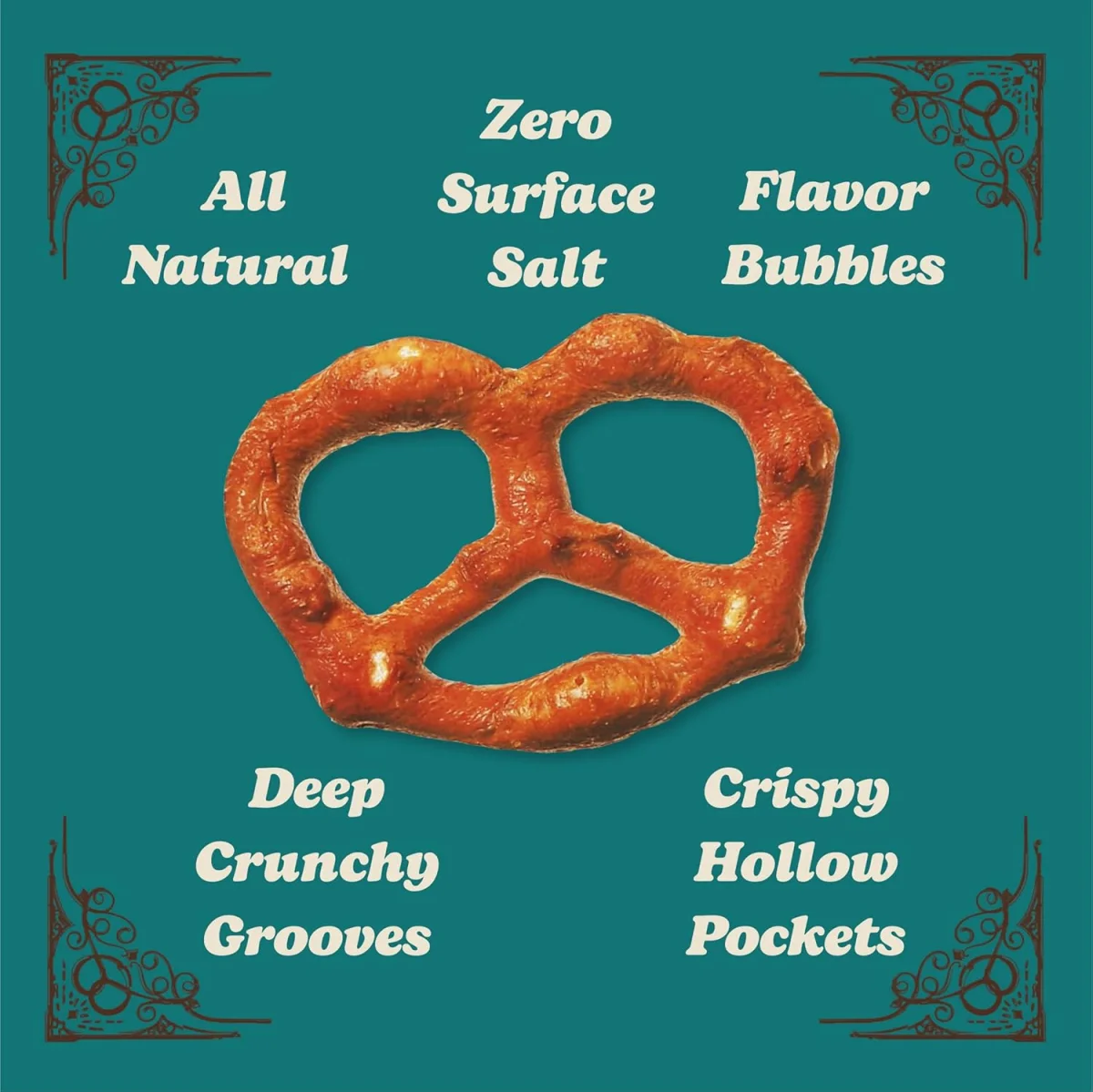 Unique Snacks Unsalted Pretzel Splits