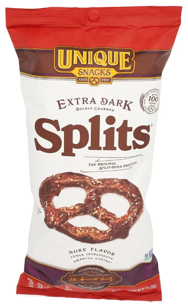 Unique Extra Dark Pretzel Splits - 11 oz