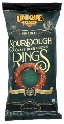 Unique Sourdough Craft Beer Pretzel Rings - 11 oz