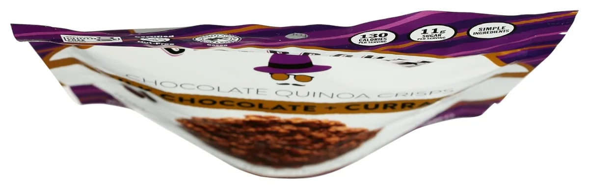 Undercover Chocolate Quinoa Crisps, Milk Chocolate + Currants - 2 oz
