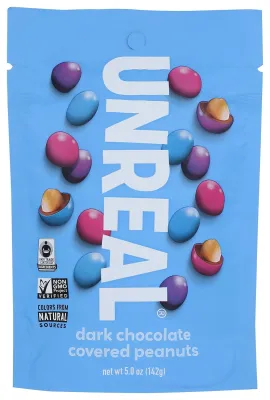 UNREAL Dark Chocolate Peanut Gems - 5 oz