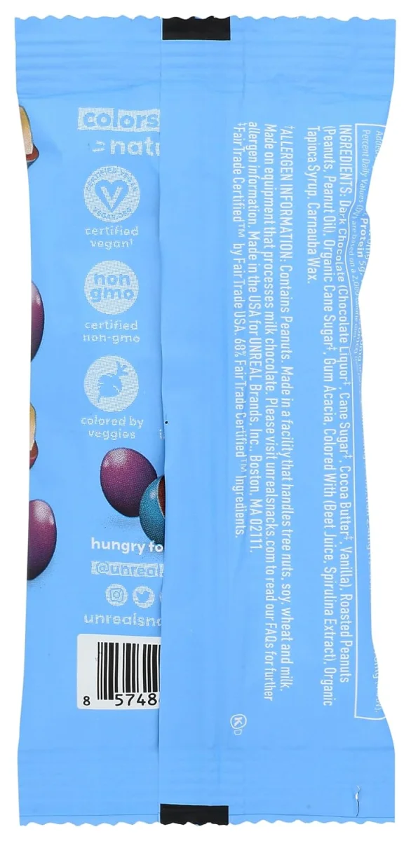 Unreal Dark Chocolate Peanut Gems - 1.5 oz