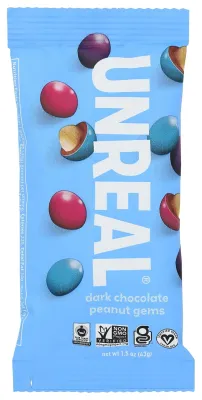 UNREAL Dark Chocolate Peanut Gems - 1.5 oz