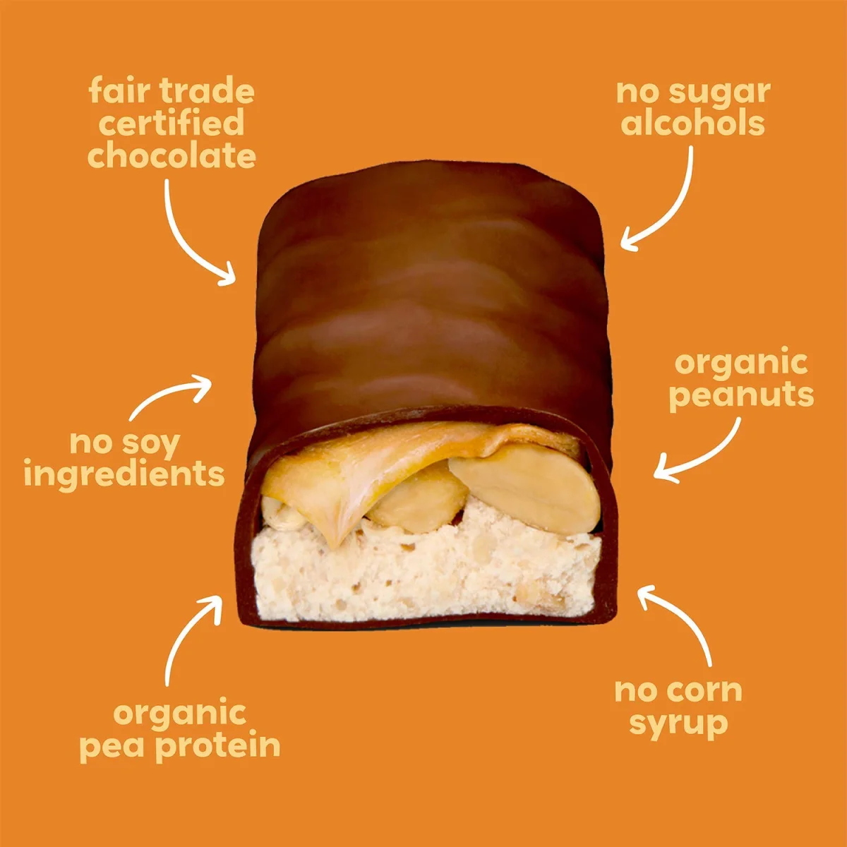 Unreal Dark Chocolate Caramel Peanut Nougat Candy Bars - 3.4 oz