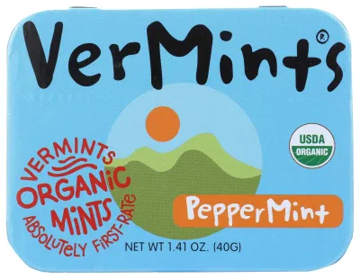 VerMints Organic Peppermint Breath Mints - 1.41 oz