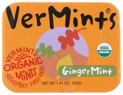 VerMints Organic GingerMint Breath Mints - 1.41 oz