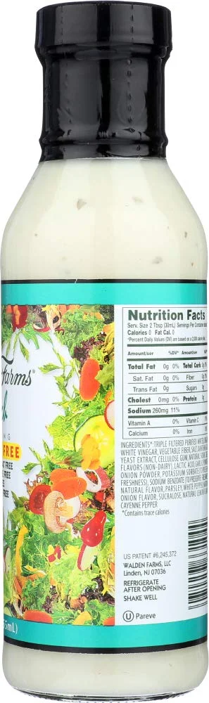 Walden Farms Zero Calorie Ranch Dressing - 12 fl oz