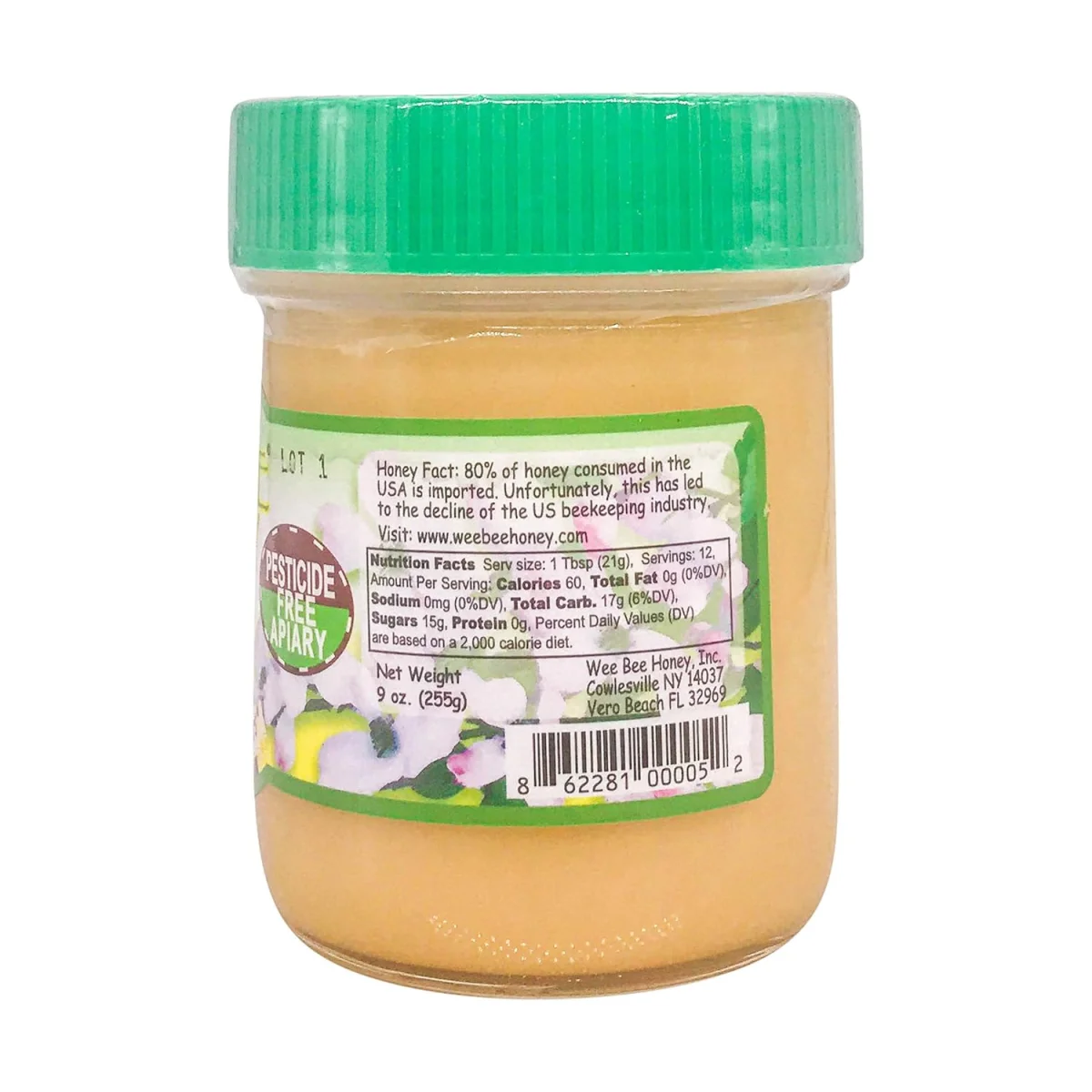 Wee Bee Naturally Raw Honey - 9 oz
