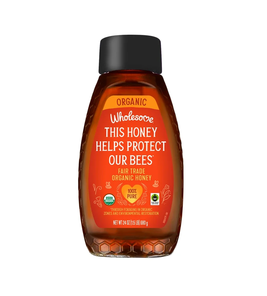 Wholesome Fair Trade Organic Honey - 16 oz
