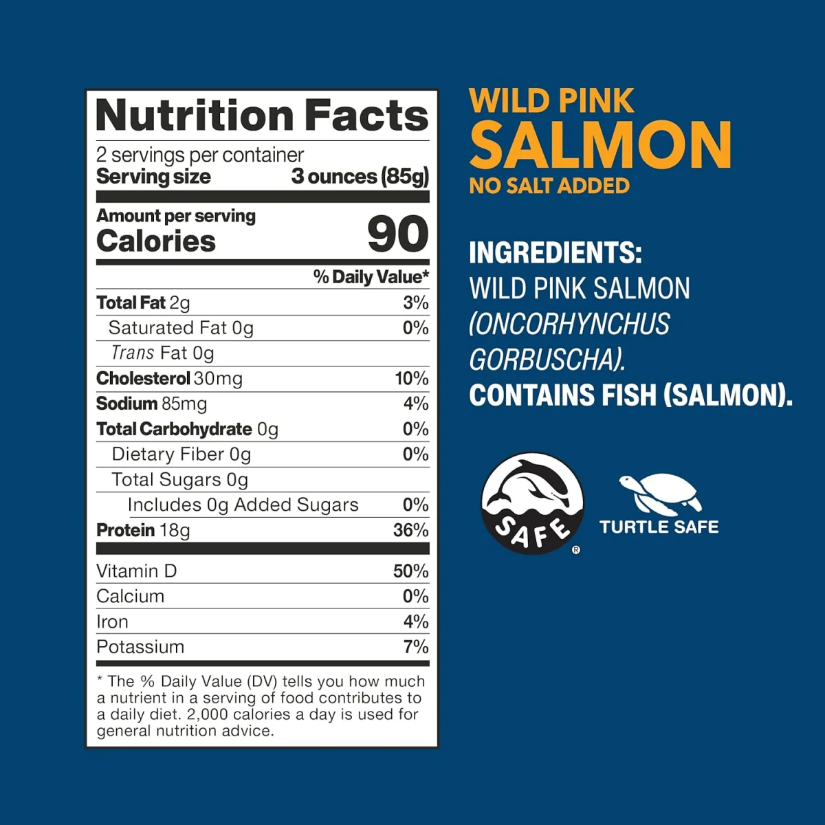 Wild Planet Wild Pink Salmon, Skinless & Boneless, No Salt Added - 6 oz