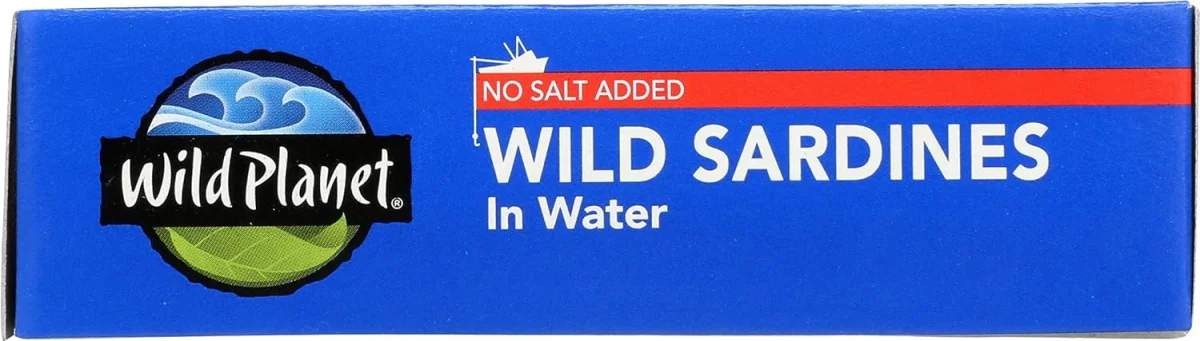 Wild Planet Wild Sardines in Water, No Salt Added - 4.4 oz