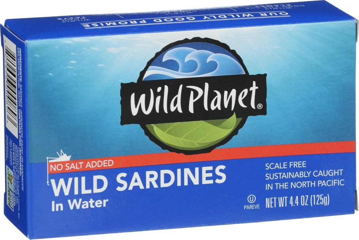 Wild Planet Wild Sardines in Water, No Salt Added - 4.4 oz