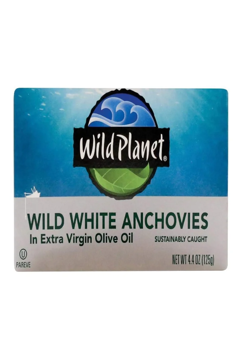 Wild Planet Wild Anchovies in Water with Sea Salt, Mercury Tested - 4.4 oz