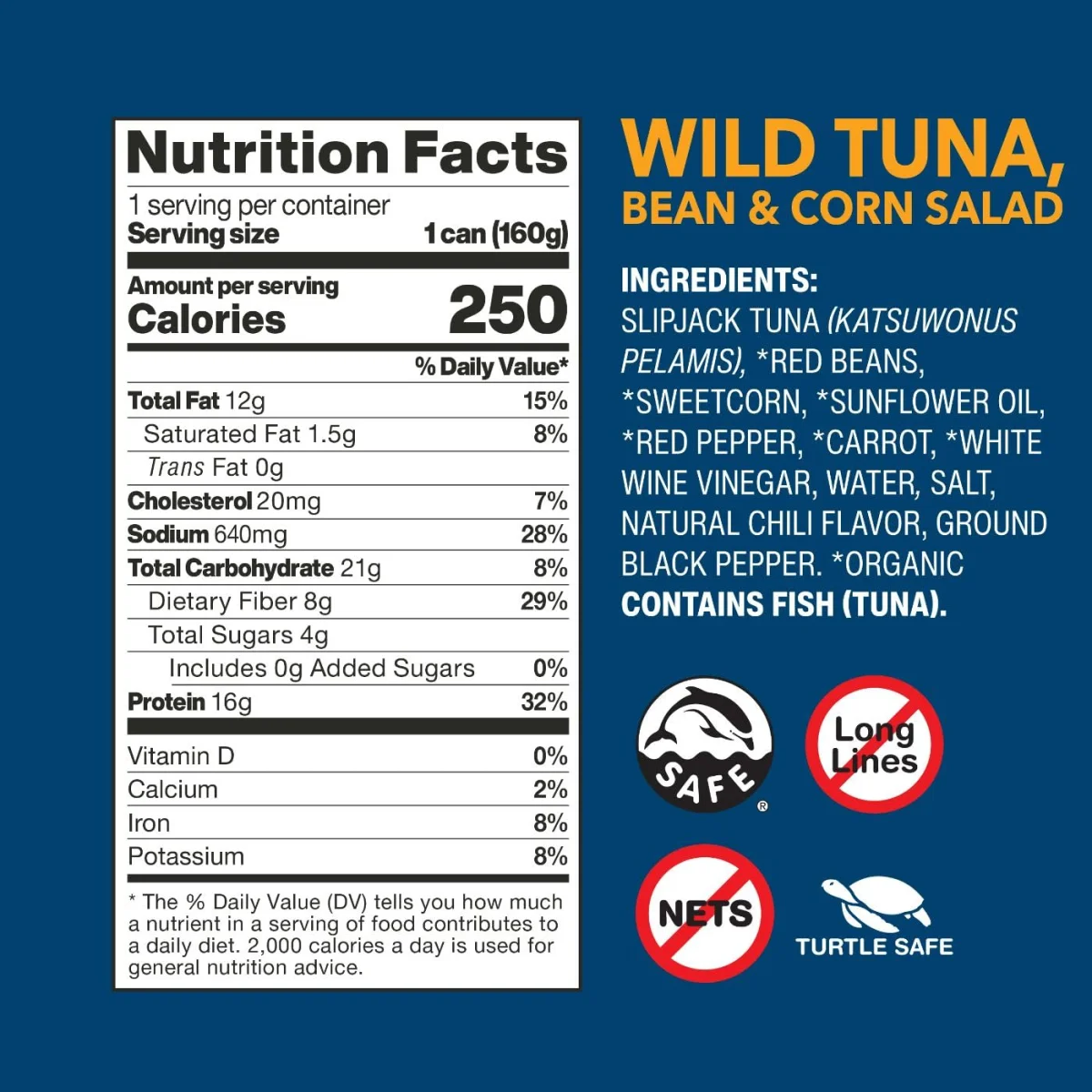 Wild Planet Wild Tuna Bean & Corn Salad - 5.6 oz